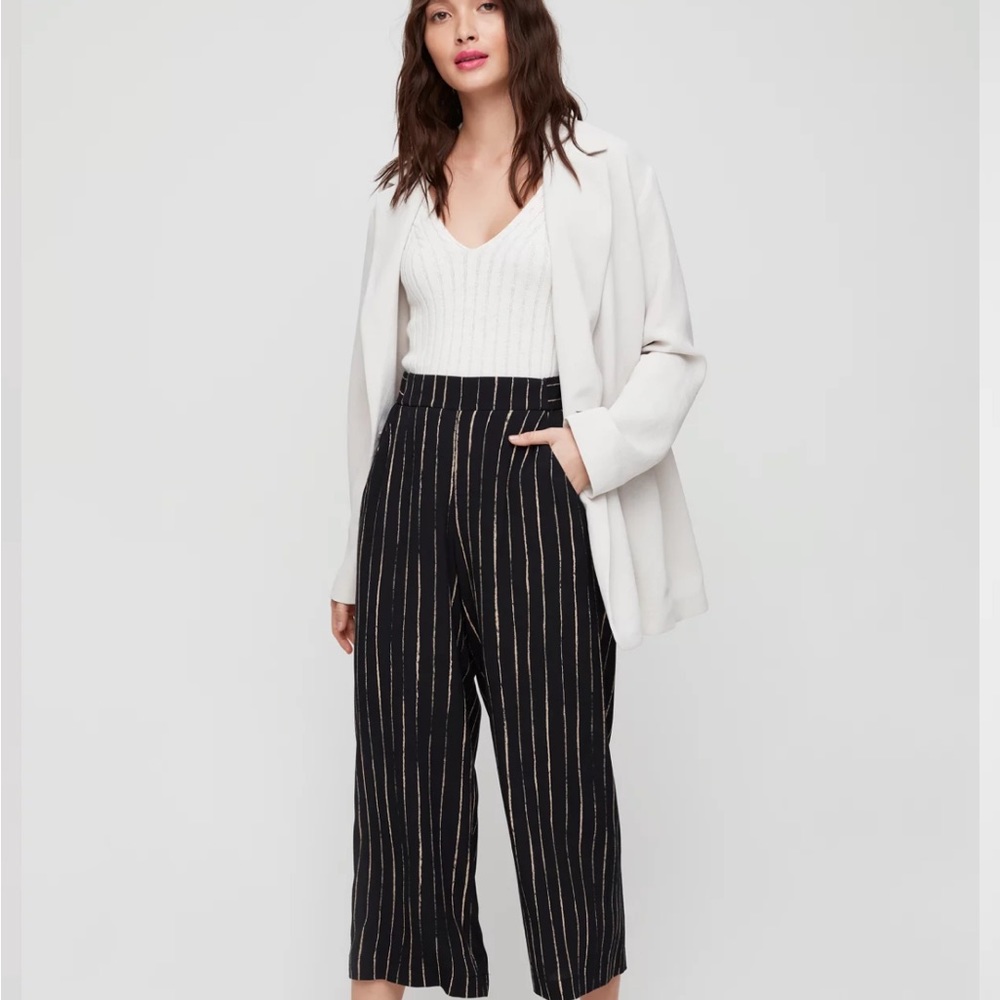 Aritzia Wilifred Crepe Faun Pants